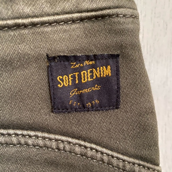 Zara Soft Denim Joggers - Picture 3 of 4
